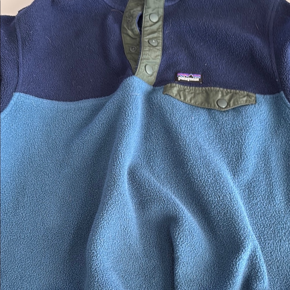 Patagonia Navy Fleece Pullover